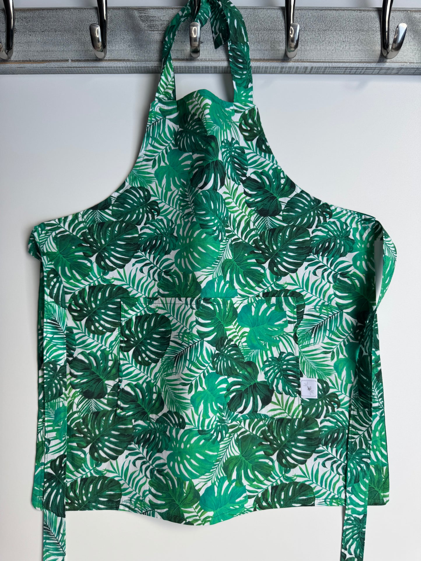 Reversible Children’s Apron - Tropical Leaves