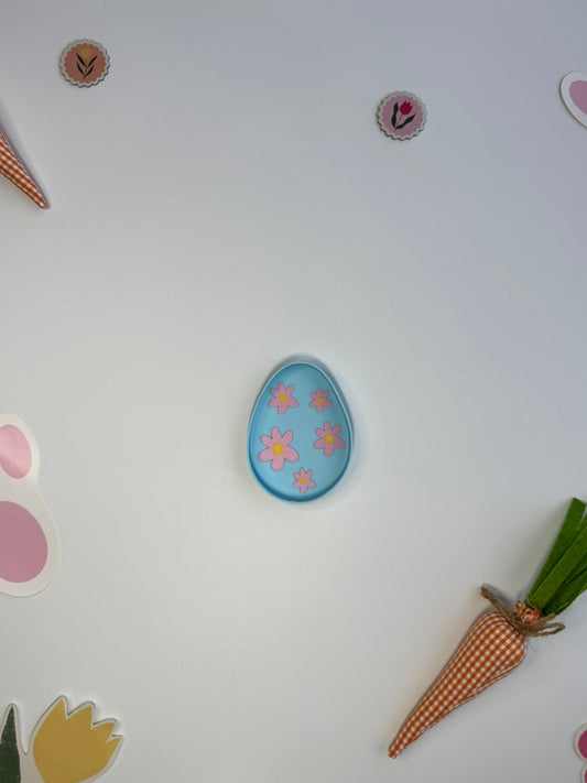 Pastel Egg Mini Tray - Floral Design