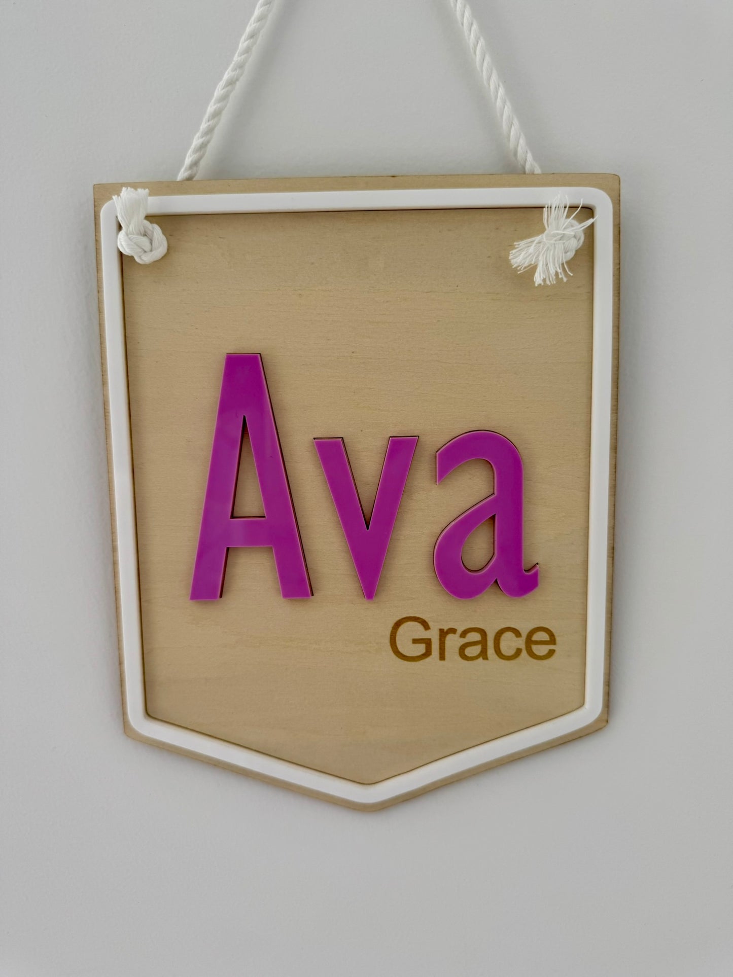 The Keepsake Name Sign