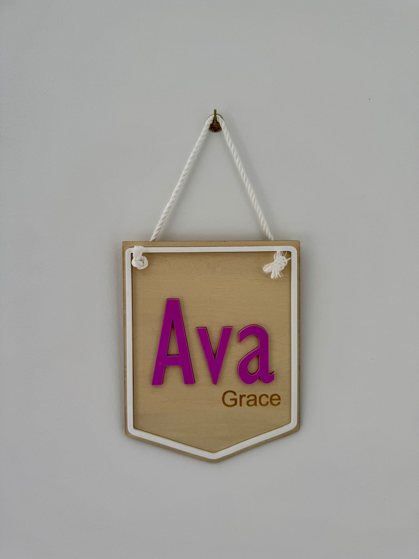 The Keepsake Name Sign