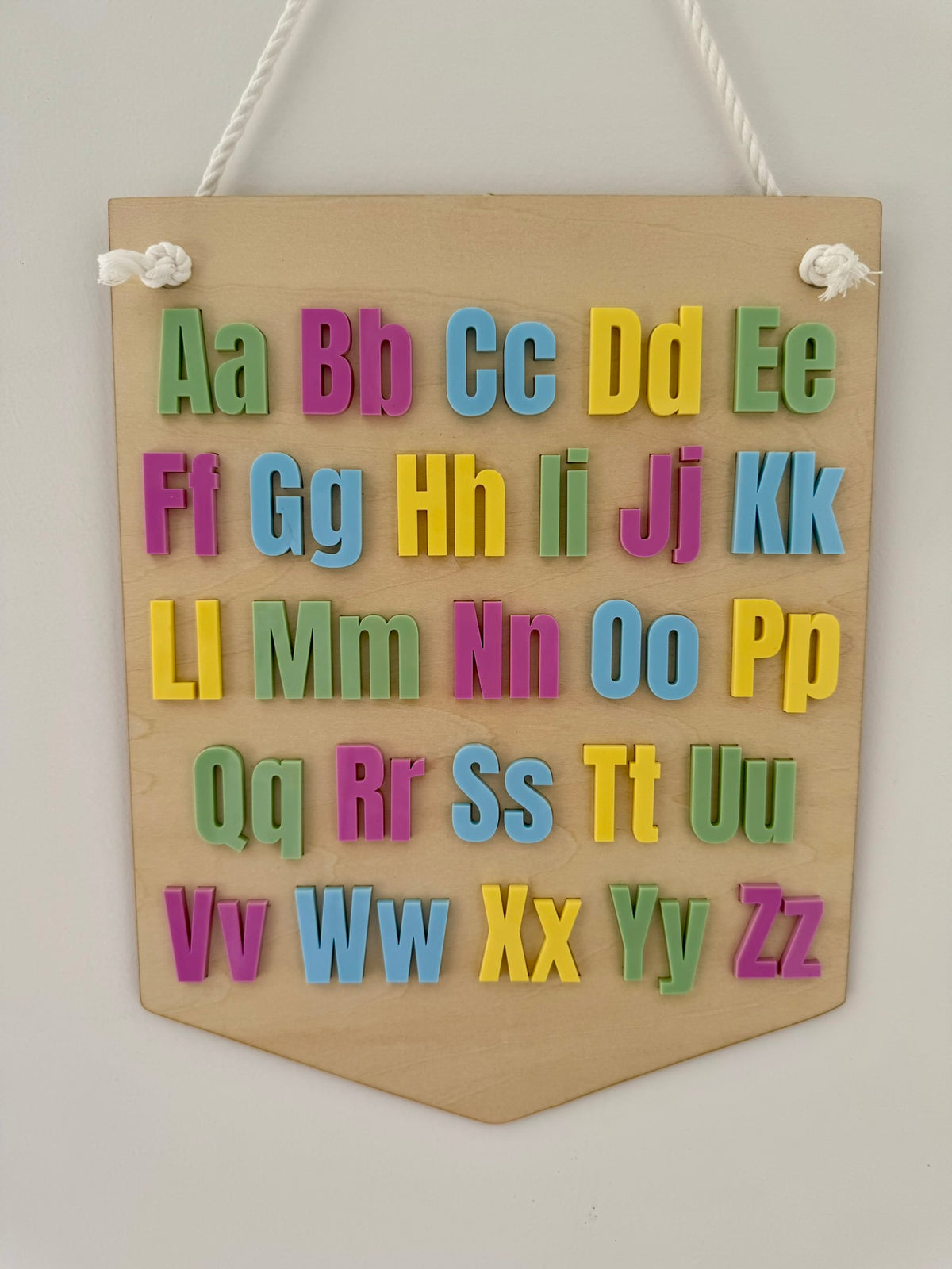 Alphabet Discovery Board - Raised acrylic