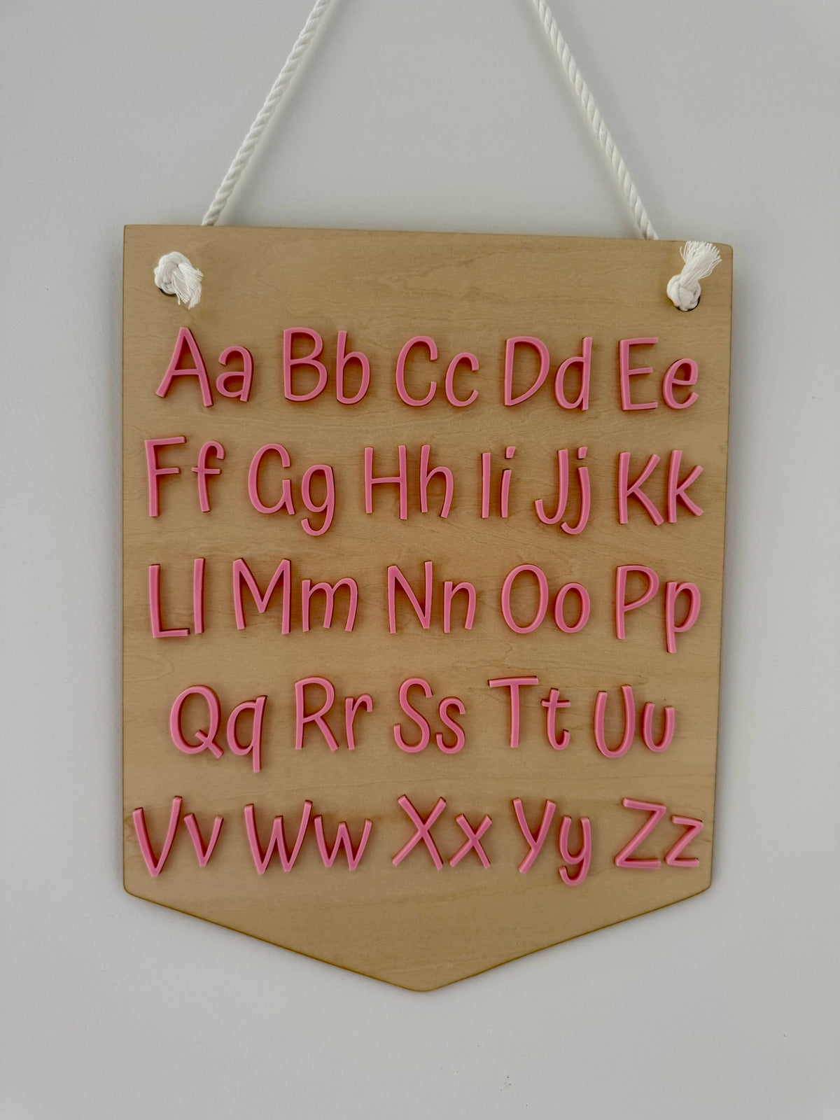 Alphabet Discovery Board - Raised acrylic