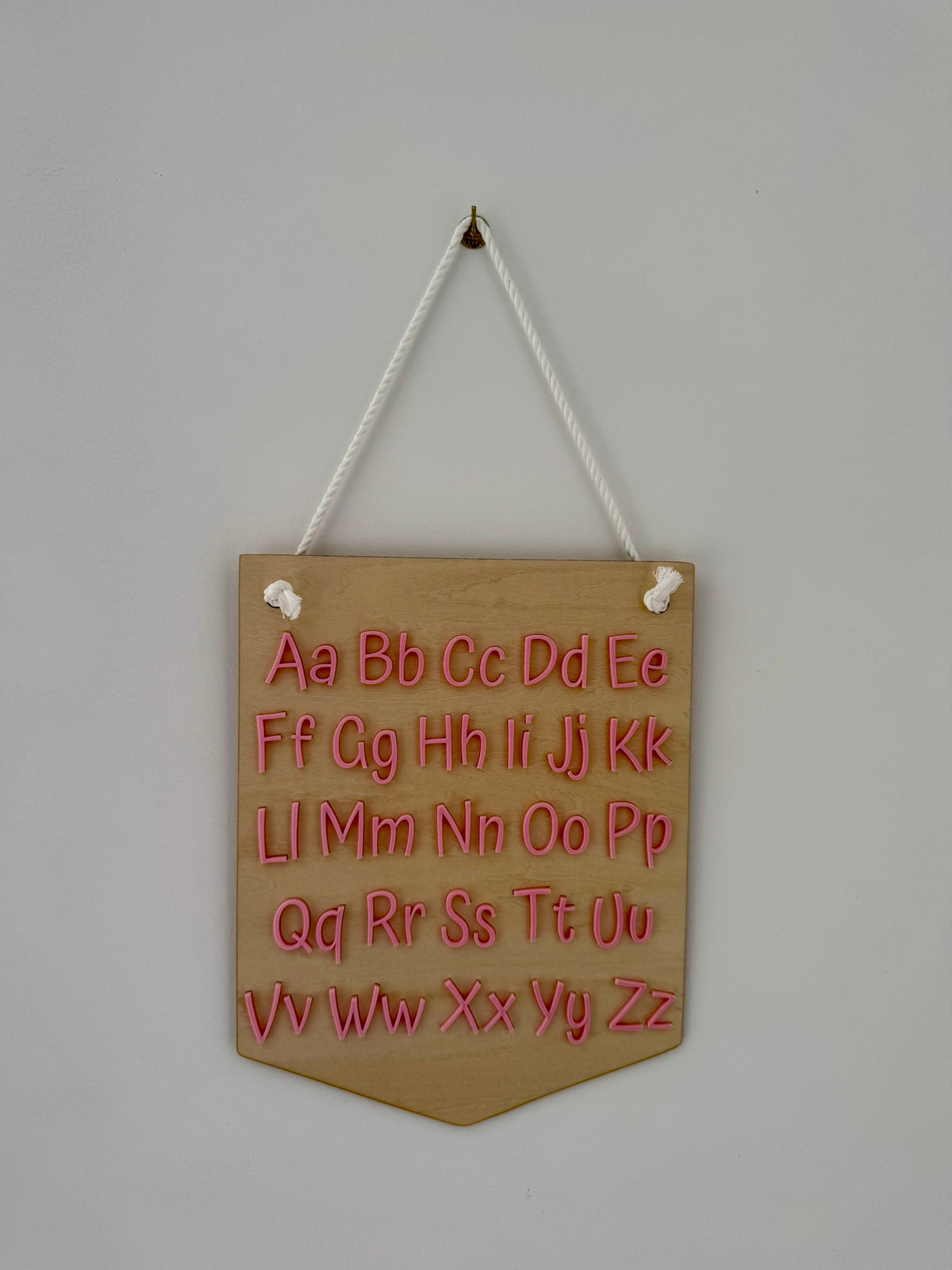 Alphabet Discovery Board - Raised acrylic
