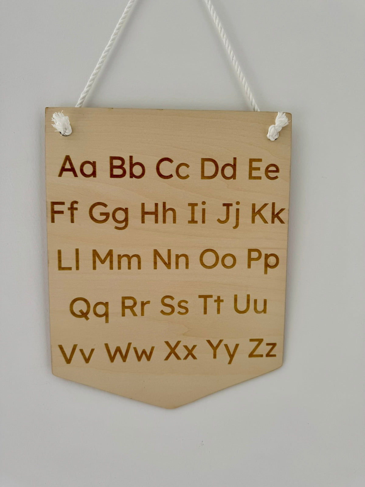 Alphabet Discovery Board - Engraved Timber