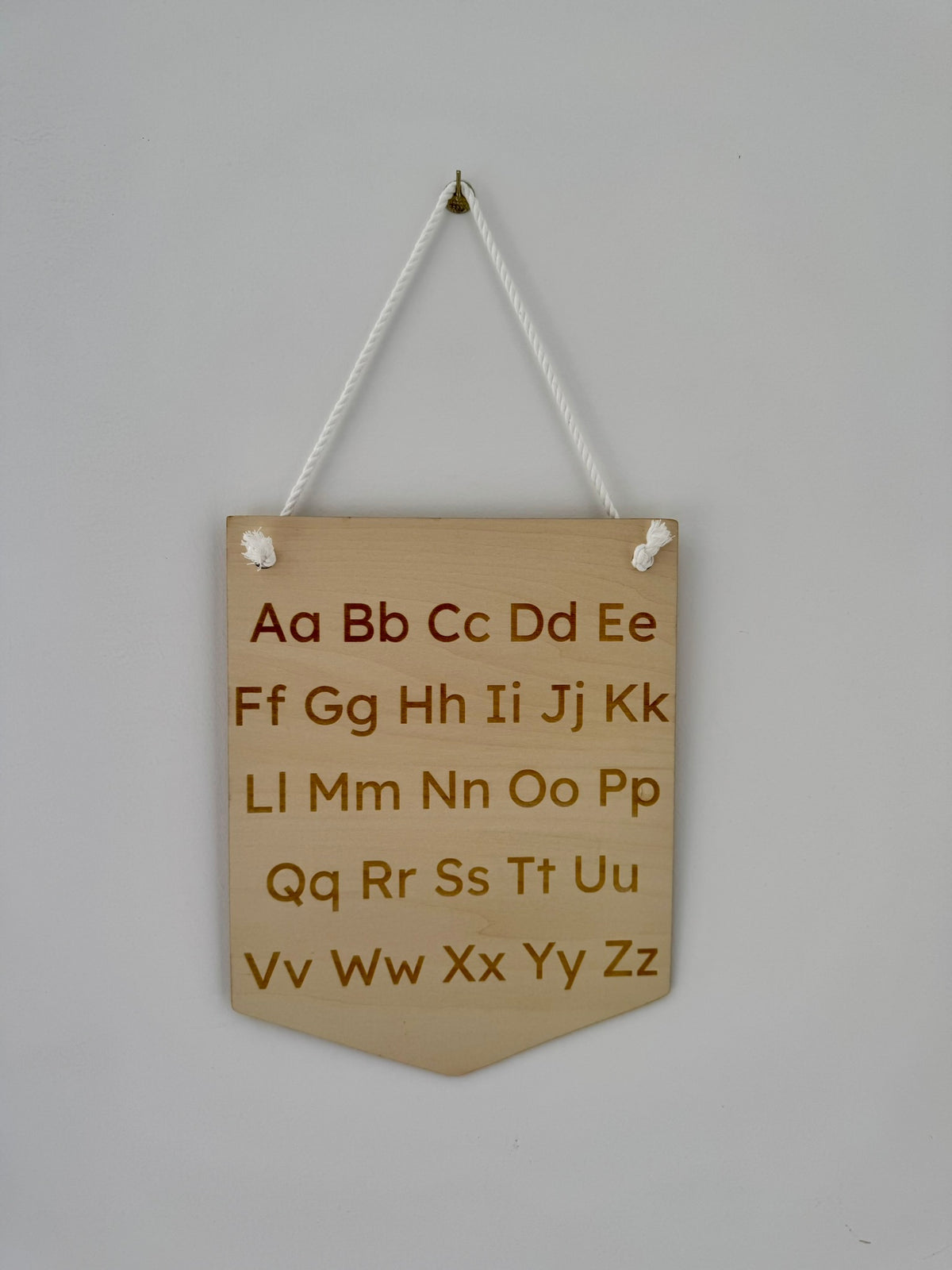 Alphabet Discovery Board - Engraved Timber