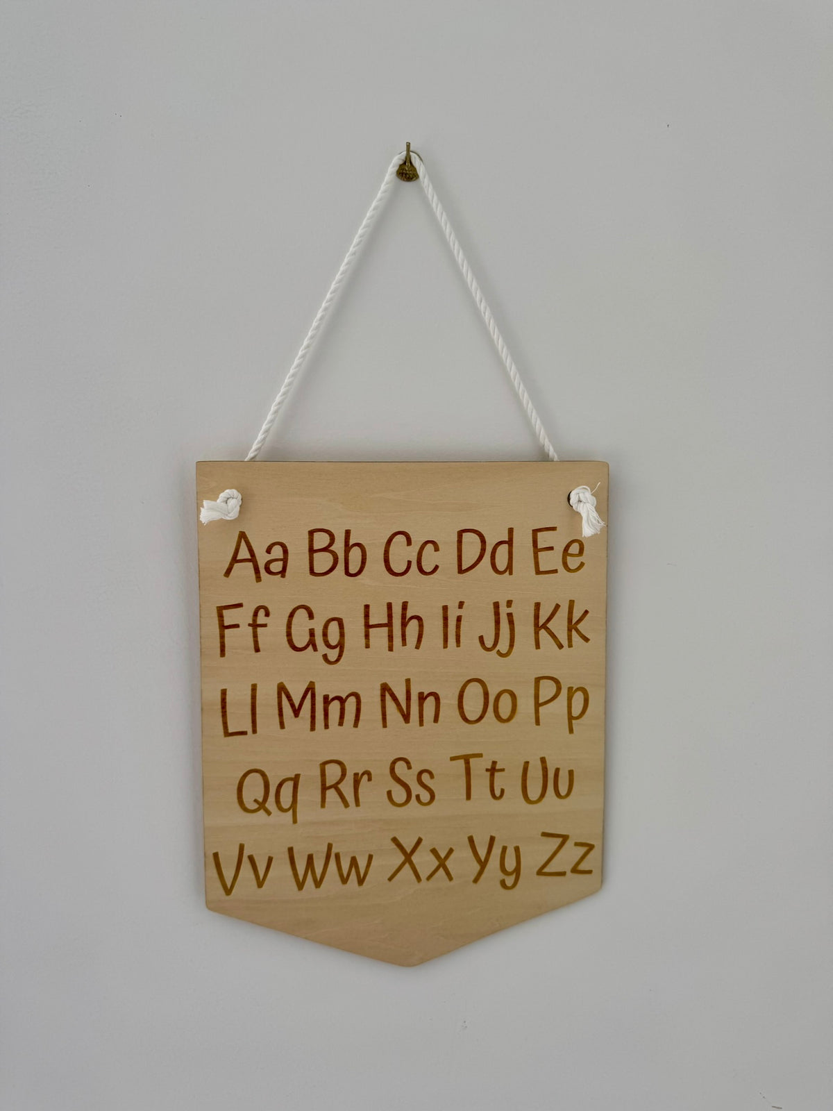 Alphabet Discovery Board - Engraved Timber