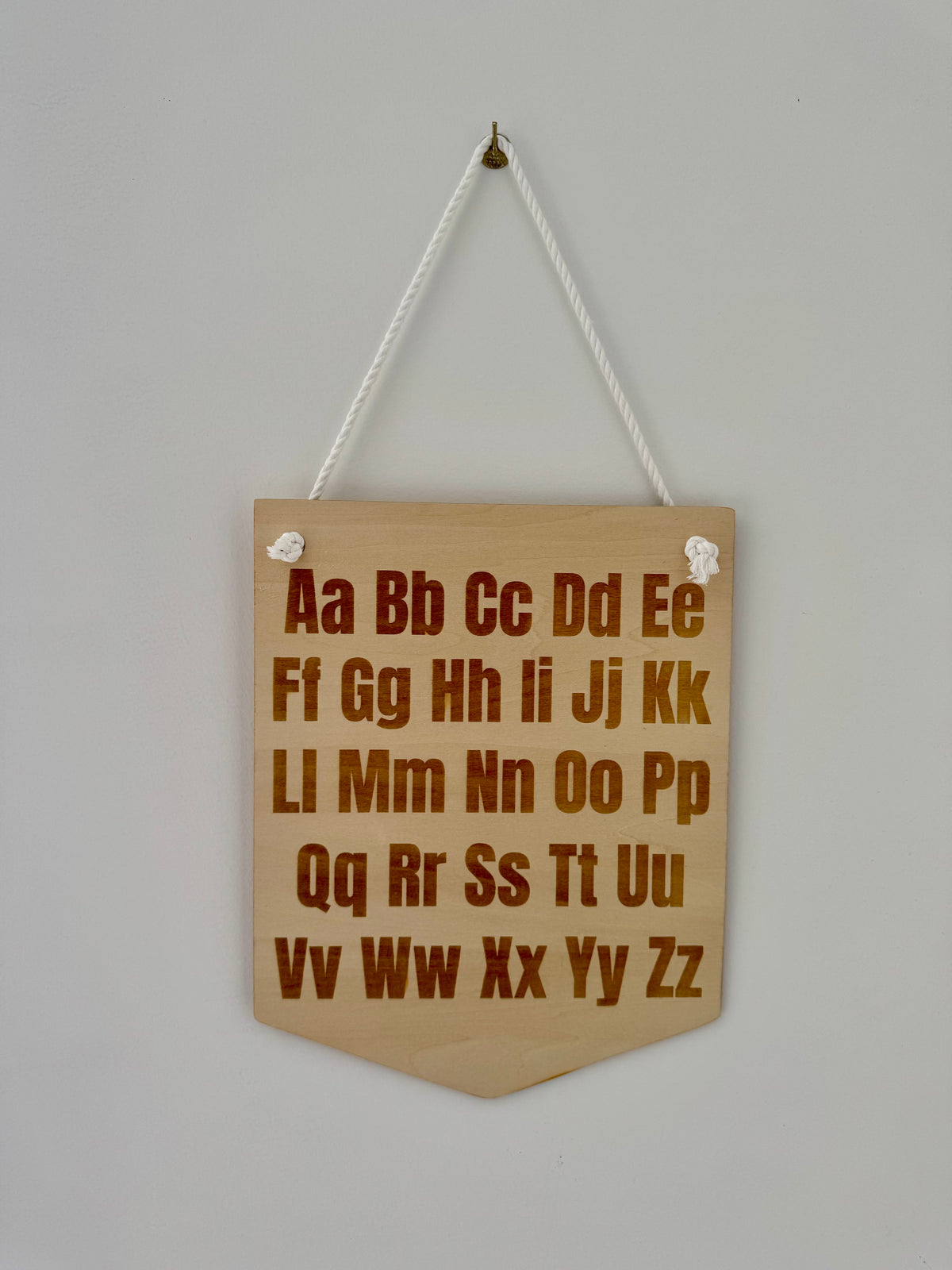 Alphabet Discovery Board - Engraved Timber