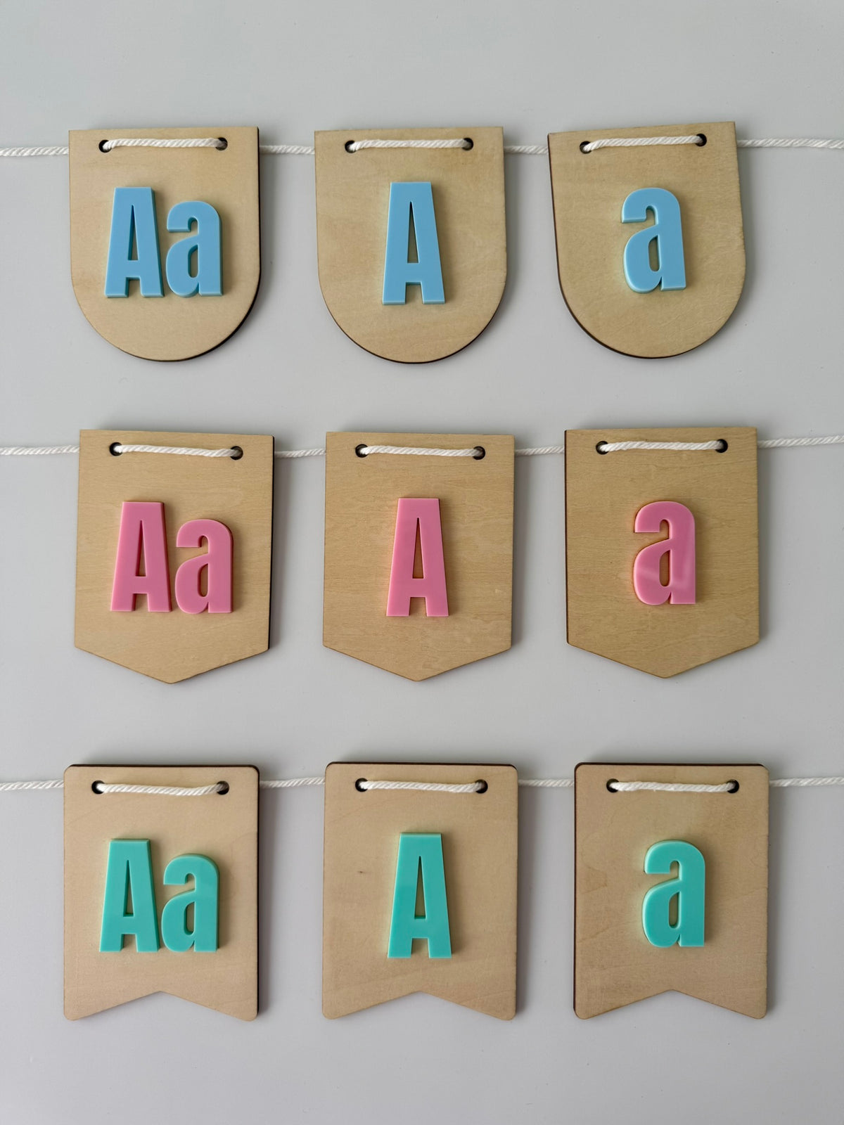 Personalised Bunting - Raised Acrylic