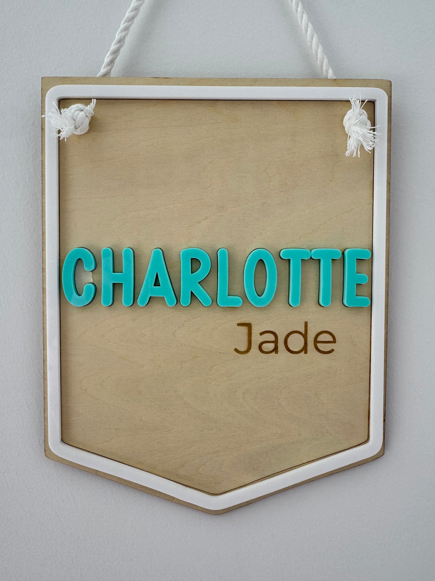 The Keepsake Name Sign