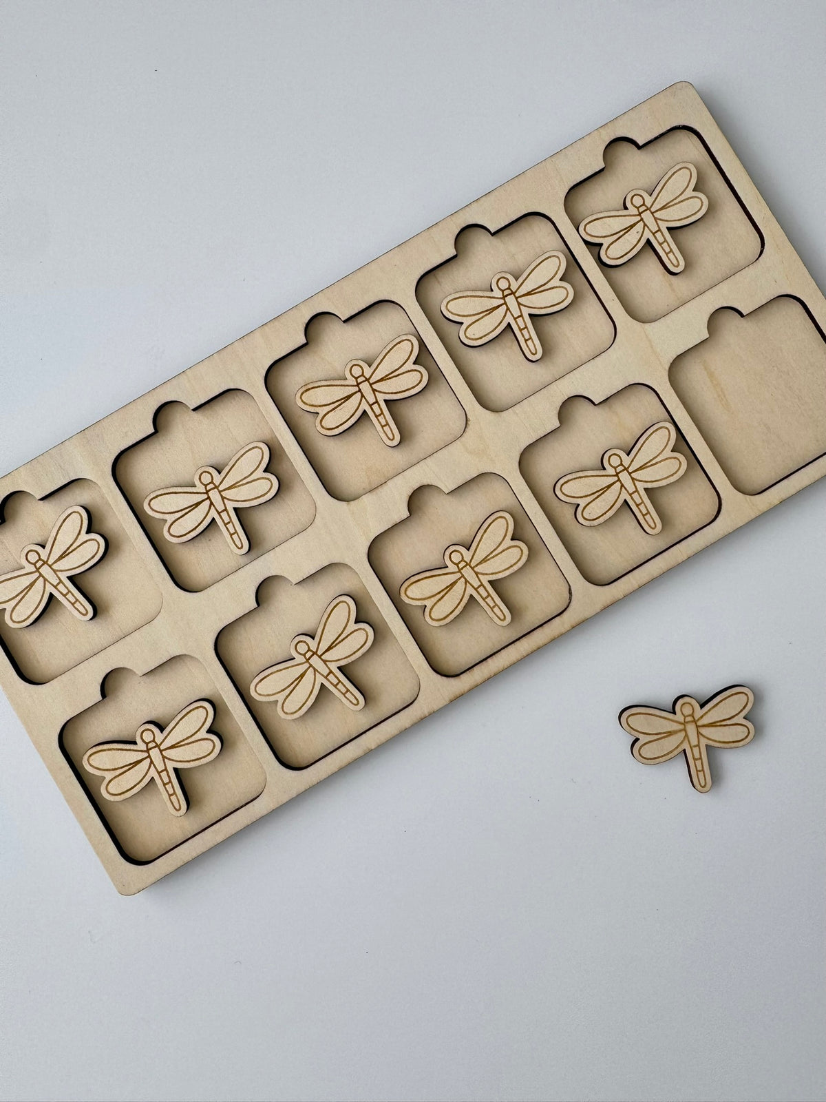 Pond Explorers Wooden Counting Tray