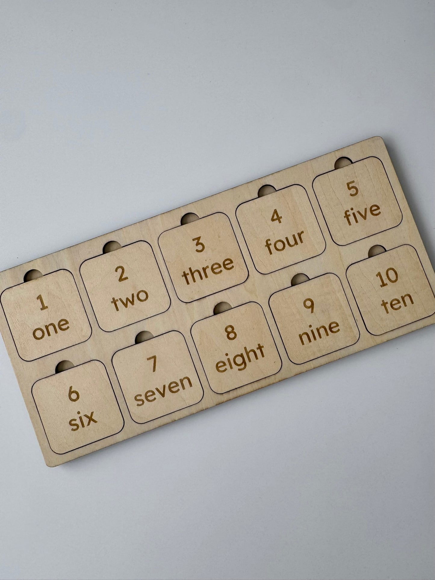 Pond Explorers Wooden Counting Tray