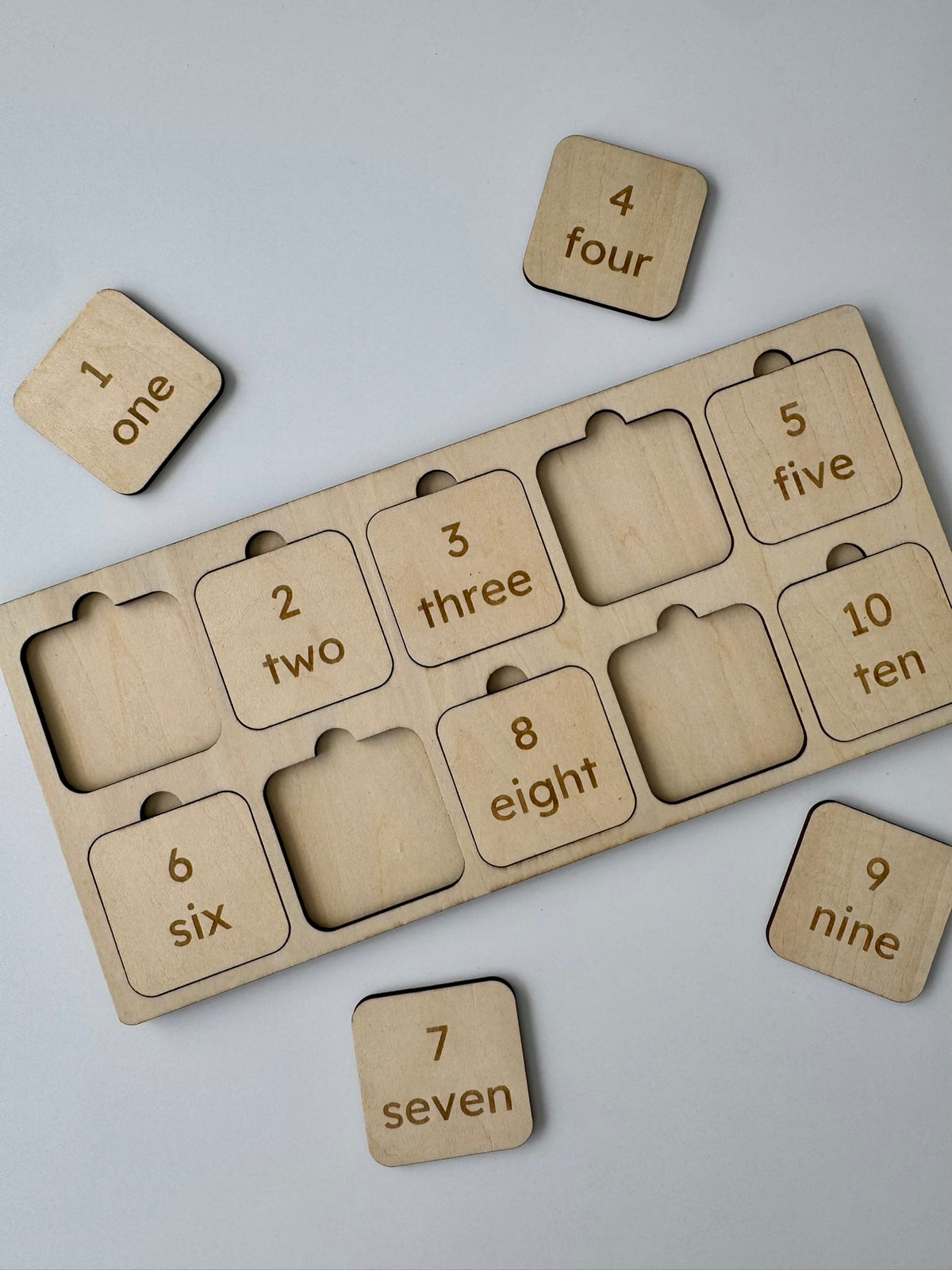 Pond Explorers Wooden Counting Tray