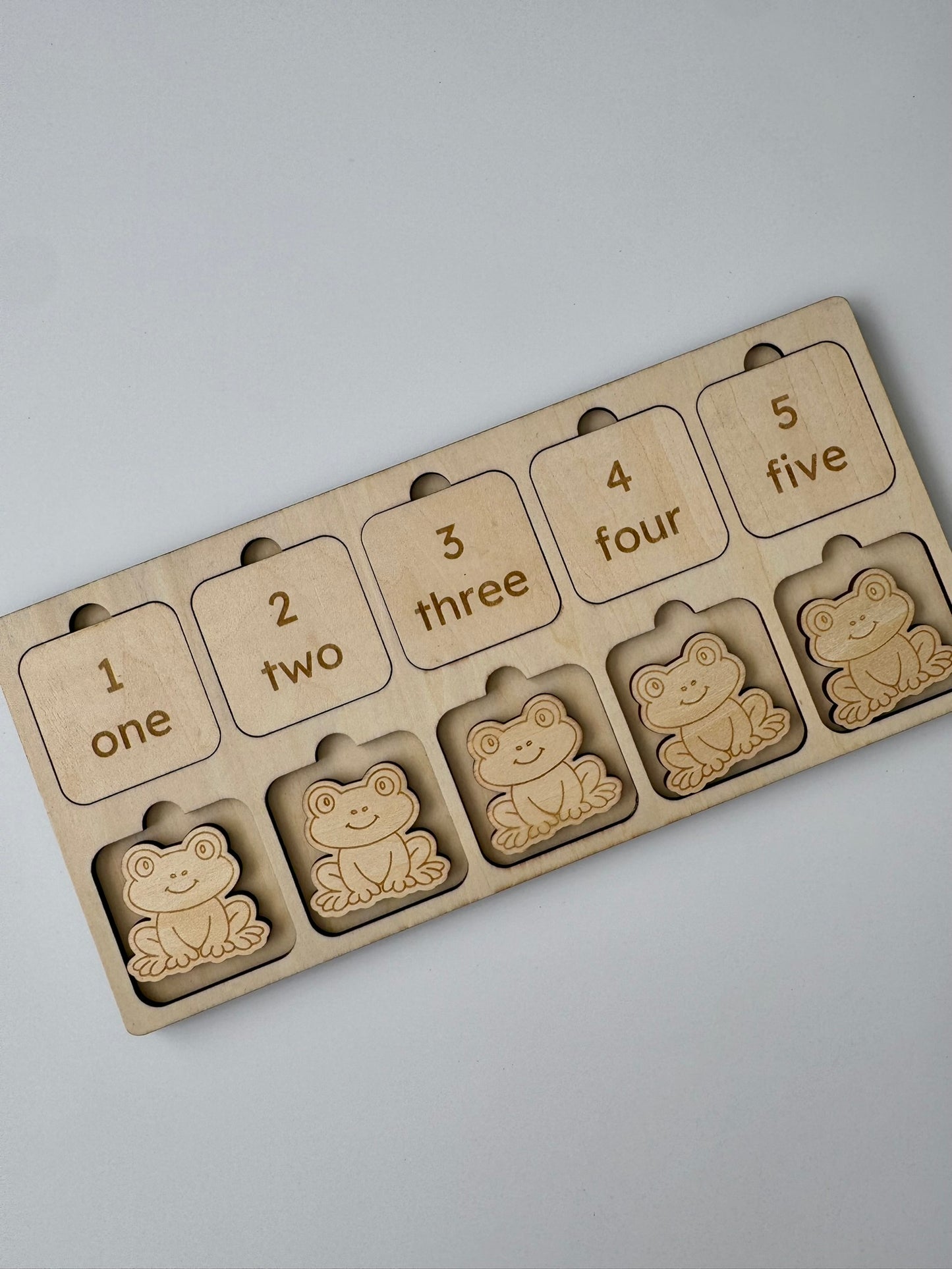 Pond Explorers Wooden Counting Tray