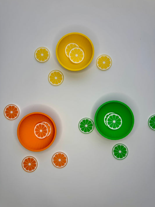 Citrus Sorting Bowls Set