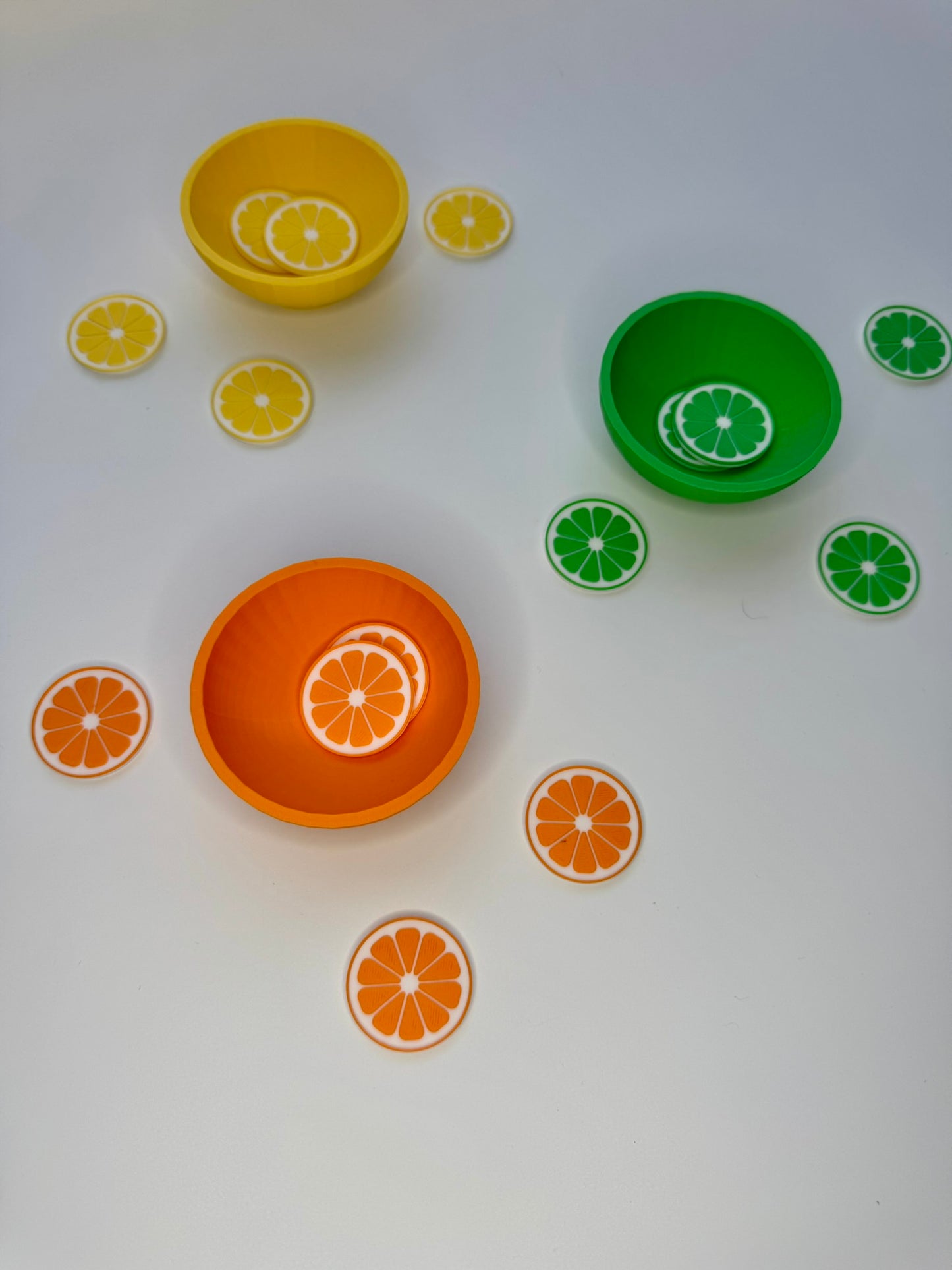 Citrus Sorting Bowls Set